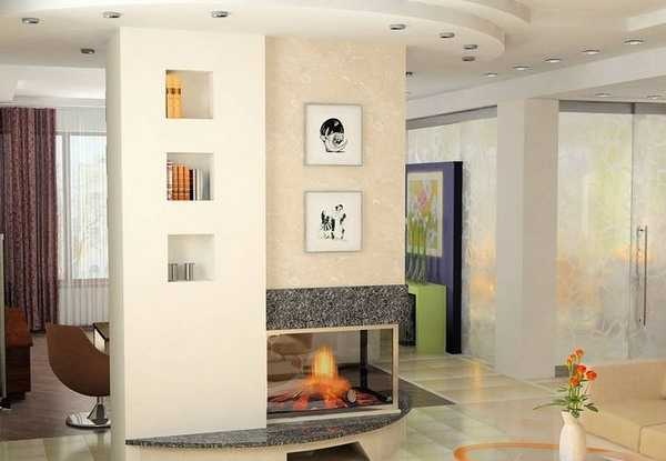 interior partition ideas8 Зонирование перегородкой